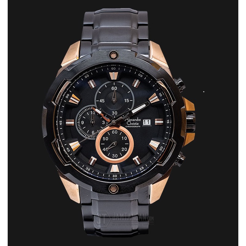 Alexandre Christie AC 6305 MC BBRBA Sport Black Dial Stainless Steel