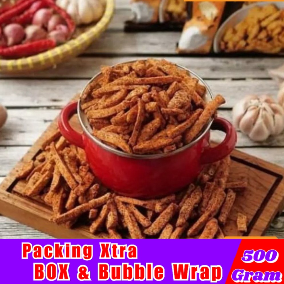

[500gr] Basreng Stik Pedas / Basreng Stik Gurih - basreng - Hufaida Snack makanan ringan
