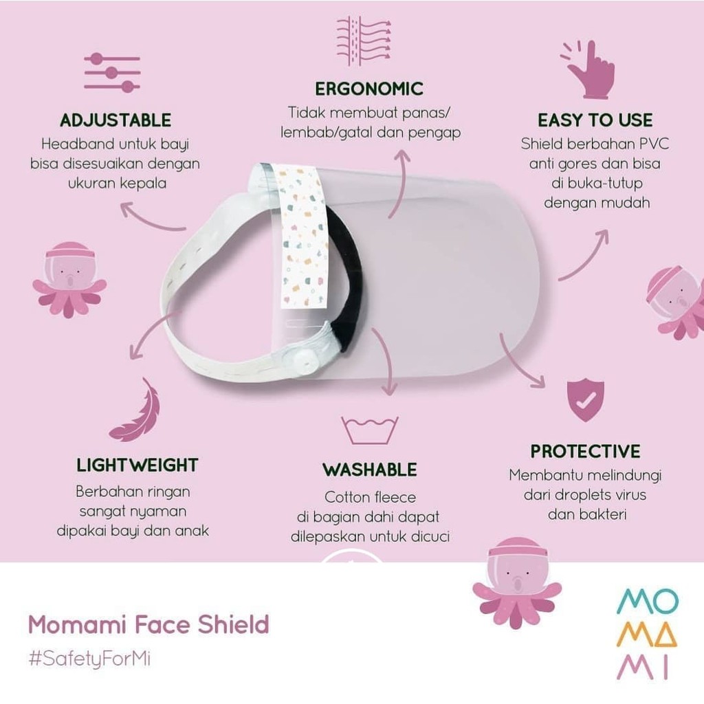 Momami Eazy Breezy Face Shield Kids