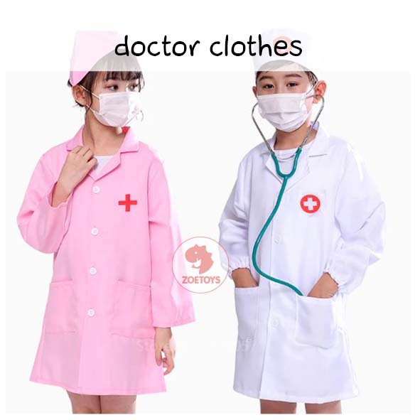 Zoetoys Doctor Clothes | Kid Costume Kostum Baju Profesi Dokter Anak