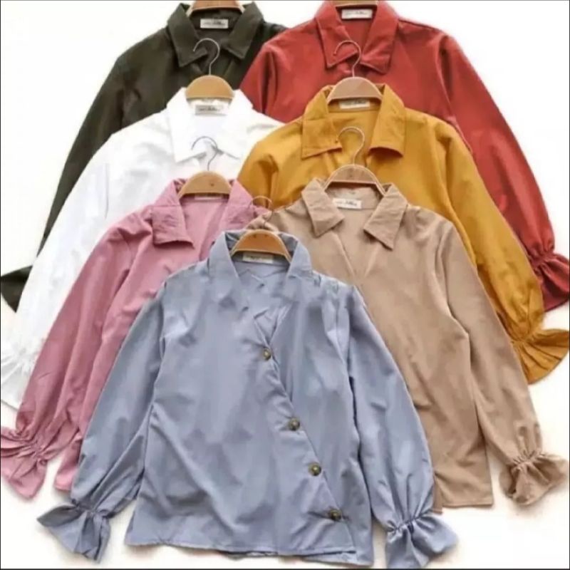 NADYA BLOUSE/atasan korea/atasan termurah/pakaian wanita/blouse terlaris