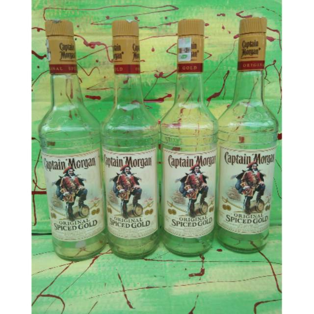 Botol bekas miras whisky morgan