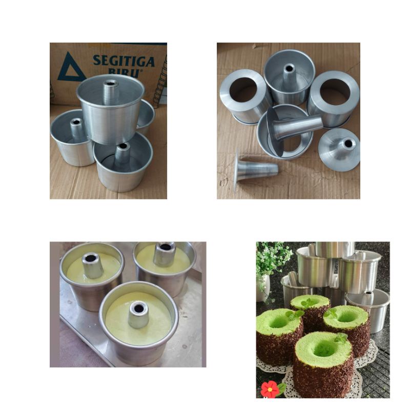 Loyang Kue, Loyang Chiffon,Loyang Chiffon Mini Lurus, Tatakan Chiffon Mini