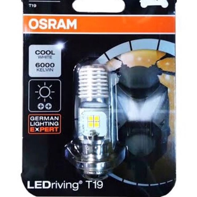 Lampu depan motor led osram k1 / bohlam led osram beat vario jupiter