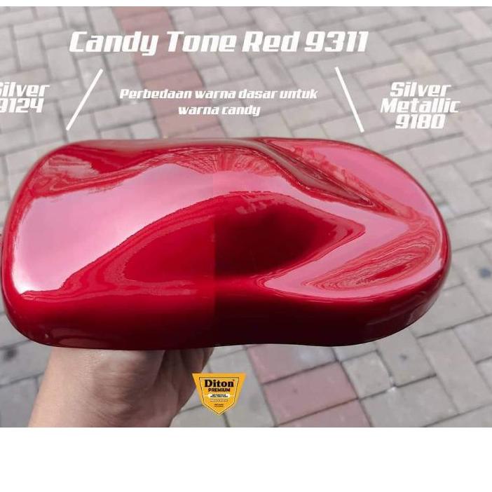 ⅍ Cat Semprot Merah Candy Tone Red 9311 Diton Premium Spray Sepeda Motor Mobil Velg Pilok Bkn Samura