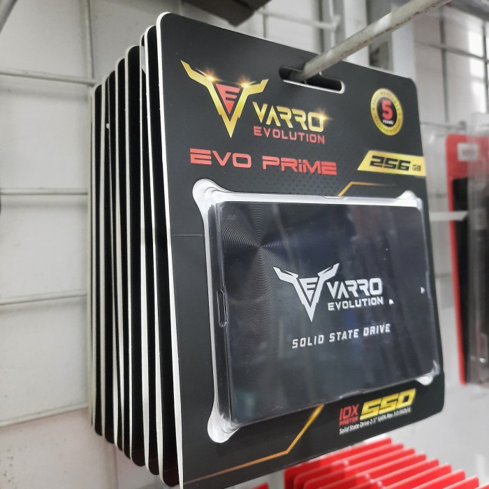 SSD VARRO 128/256GB EVOLUTION SATA III RW UP 550MB GARANSI 5TH - VARRO128