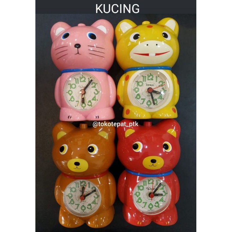 Jam meja weker alarm boneka anak