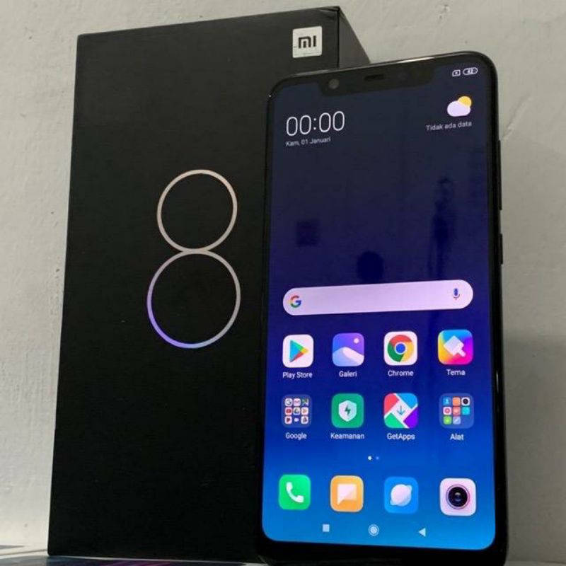XIAOMI mi8 ram 6gb internal 64gb second garansi masih jalan mulus lengkap