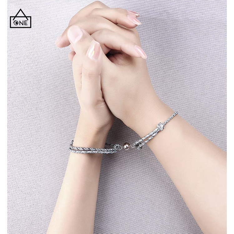 【A.one❤️COD】2 Pcs Gelang Couple Magnet Tali Unisex Yang Dapat Gelang Disesuaikan Korea Persahabatan Wanita Pria hadiah