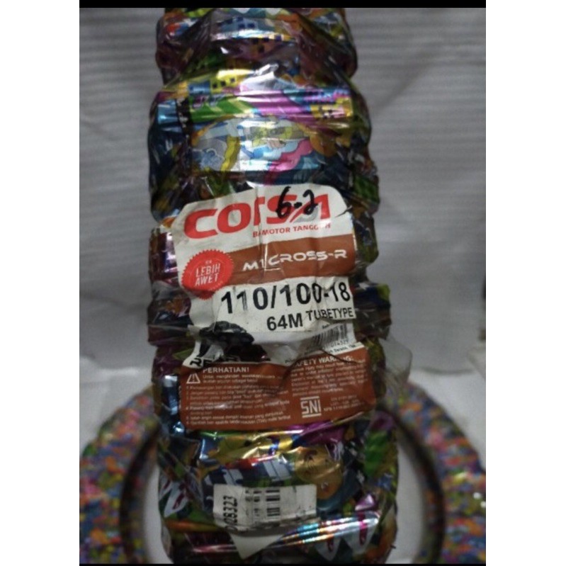 BAN LUAR CORSA MT CROSS TRAIL 110/100-18 RING 18 TUBETYPE 1PC