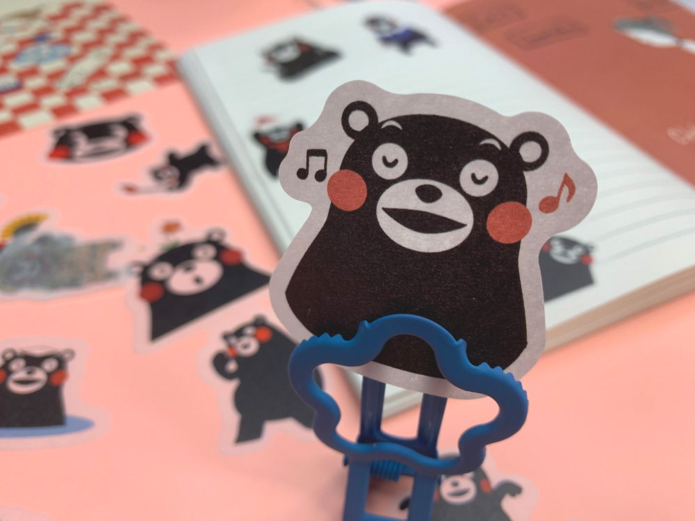 Kumamoto bear hand account stickers and paper stickers diary stickers decoration atlas diary 40 sheets