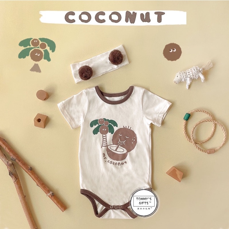 Coconut romper bayi