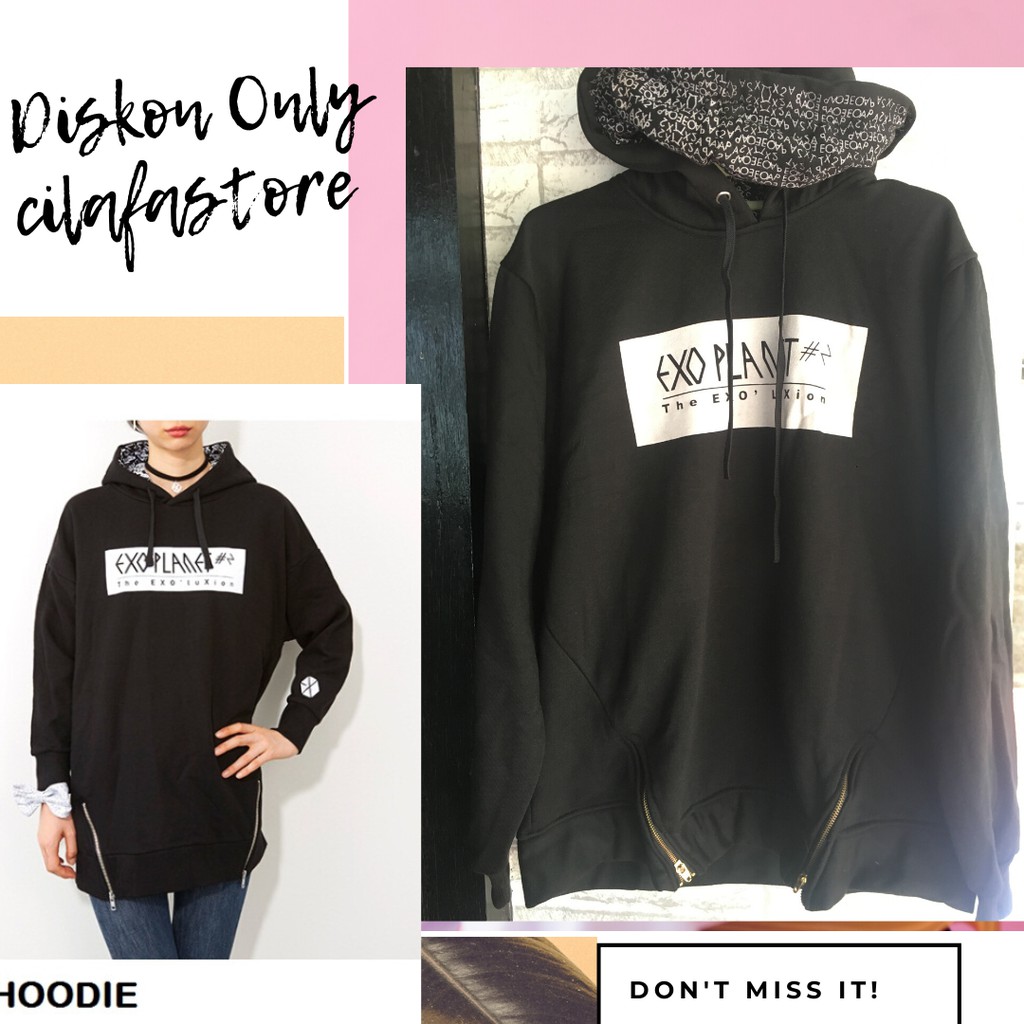 hoodie exo shopee