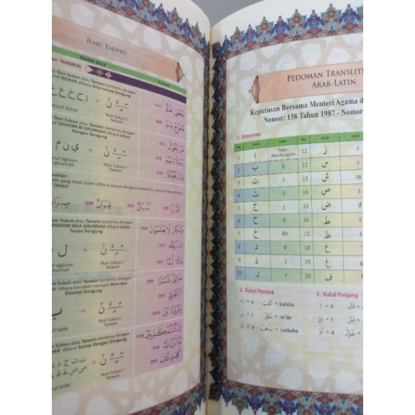 AlQuran AN-NUR A5 Tajwid Warna Terjemah Perkata Latin