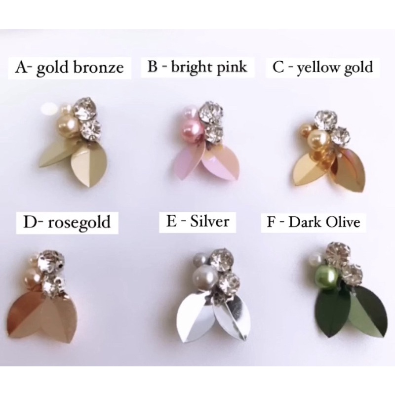 Payet Rangkai / Payet Tabur - Via leaf (set)