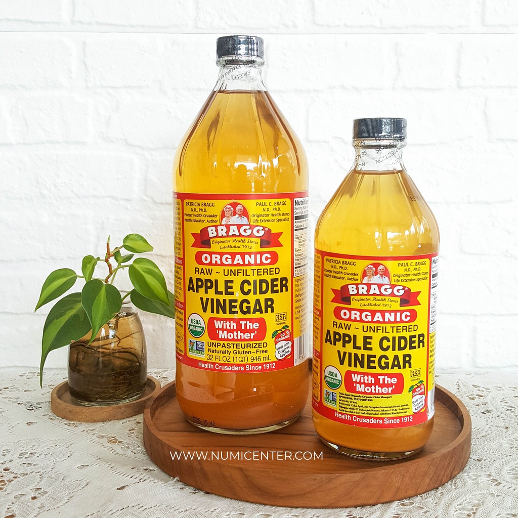 Bragg Apple Cider Vinegar  Bragg ACV Cuka Apel 473ml 