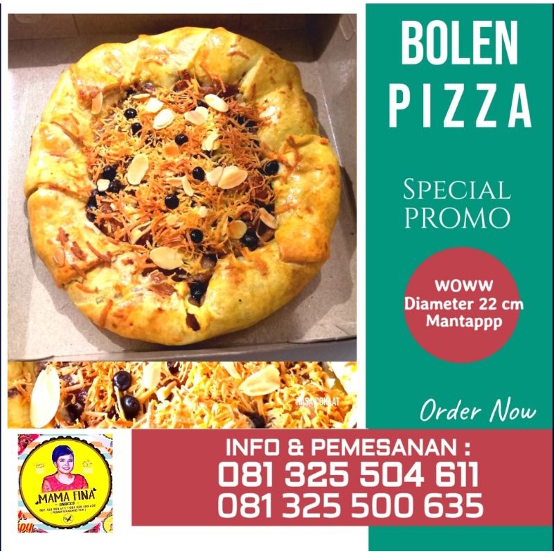 

BOLEN PIZZA RASA PISANG COKLAT