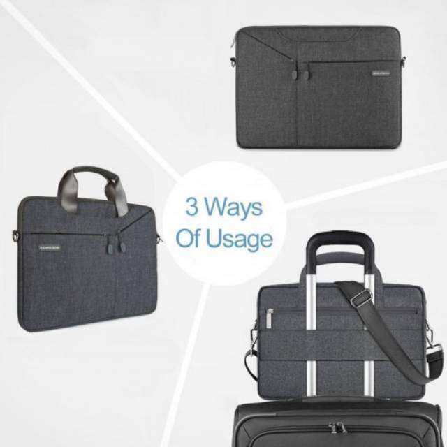 WIWU Tas Laptop Notebook 15.6 Nilon Tahan Air Tas Kantor Bag Case