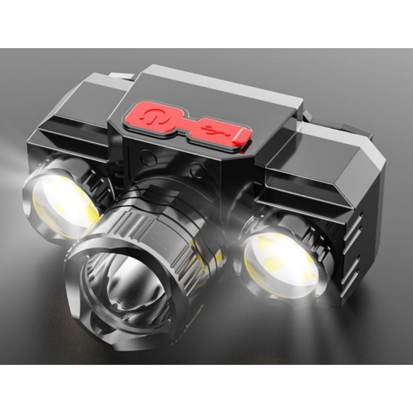 Senter Kepala Mini Type Cas / Recharging 20W 30W 50W Cahaya Putih