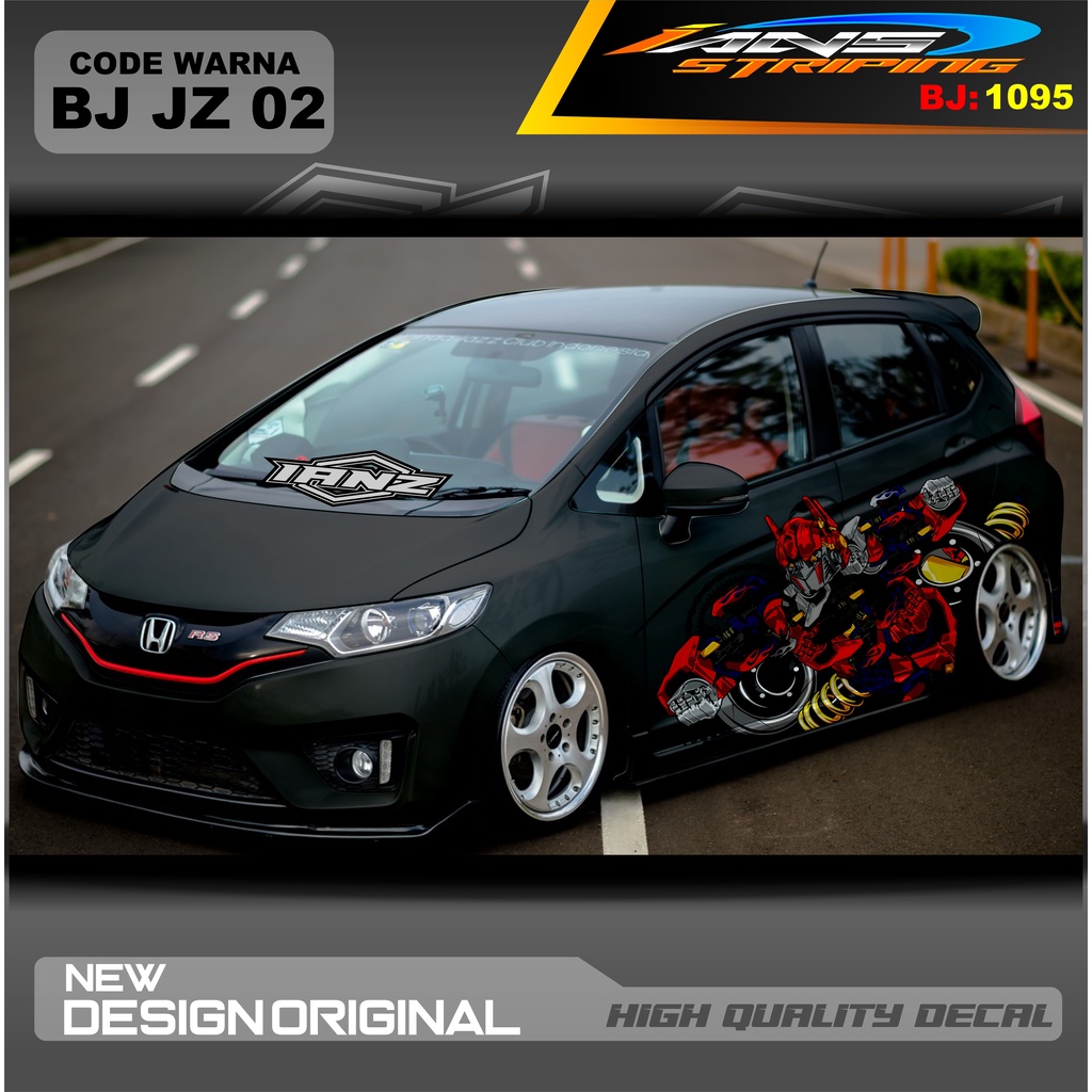 STIKER DECAL MOBIL JAZZ / STIKER MOBIL BRIO / DECAL STIKER MOBIL SWIFT / STIKER MOBIL TOYOTA / DECAL STICKER MOBIL / STIKER YARIS AYLA