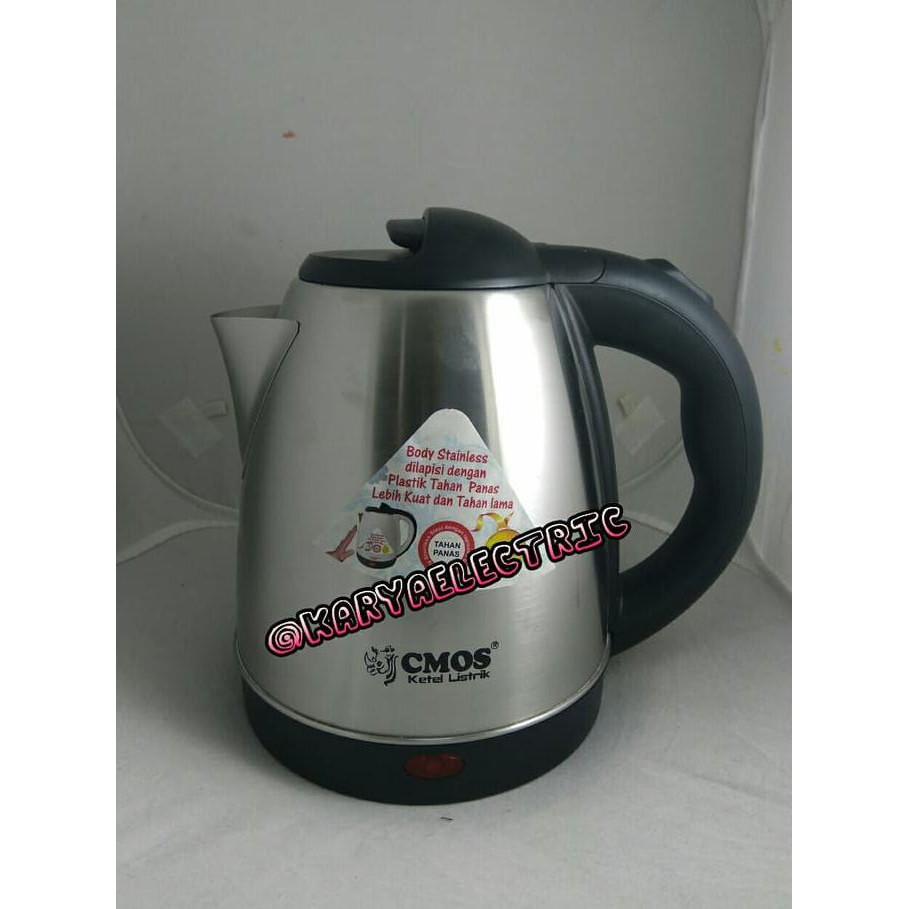 Teko Kettle Listrik Merk Cmos Otomatis 1,5Liter