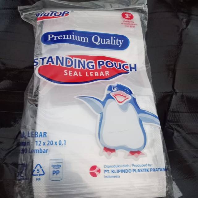 Standing pouch 12x20