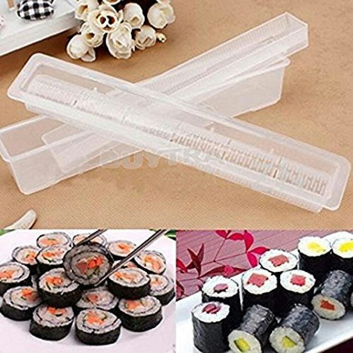 ☑Terbaru Hosomaki Sushi Roll Maker Kit Alat Pembuat cetakan / pencetak Sushi Bulat Hias