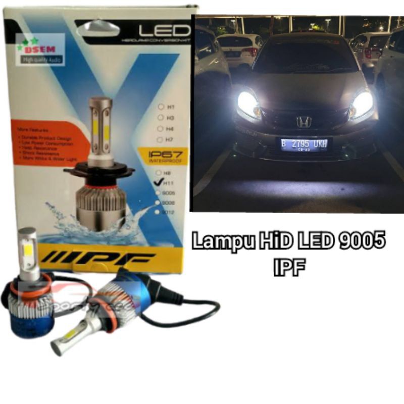 Bulb  HID LED 9005 , 6000k ipf