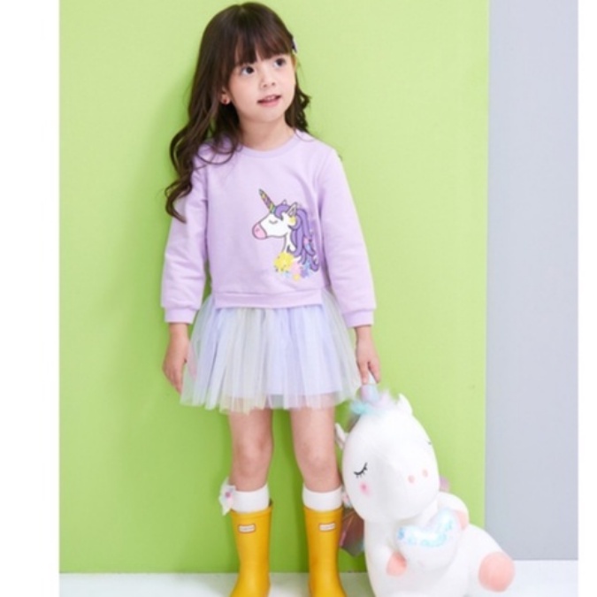 CG DR33-Dress Anak Perempuan New Tutu Unicorn