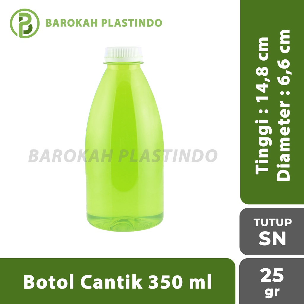 Botol Cantik 350 ml / Botol Plastik 350 ml / Botol Cantik 350 ml Tebal / Botol 350 ml