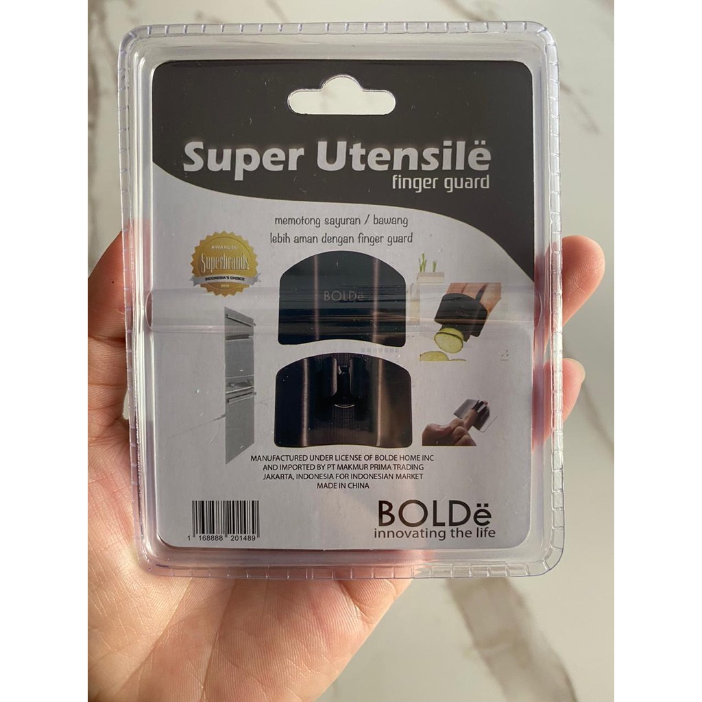 BOLDe Finger Guard ( Pelindung jari Potong Daging Sayur) Black