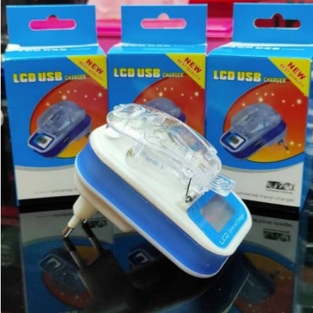 Destop LCD Color Universal Charger / Charger Kodok