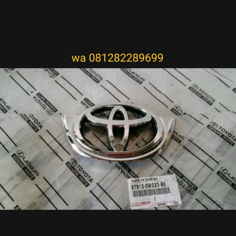 emblem bemper Avanza vvti
