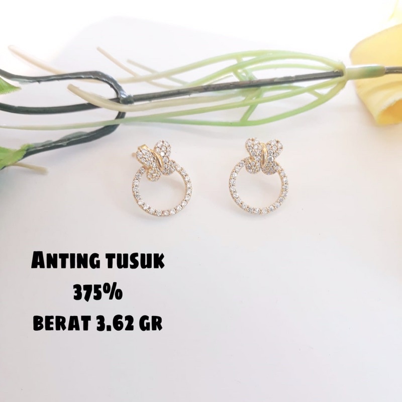 [PROMO] Anting emas asli kadar 375 8karat