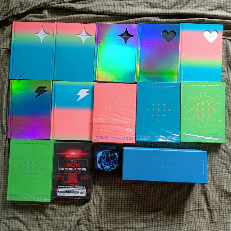 ALBUM ONLY CHAPTER 1 2 3 TREASURE FULL ALBUM TREASURE EFFECT BLUE GREEN ORANGE KIHNO KEYRING MASHIHO