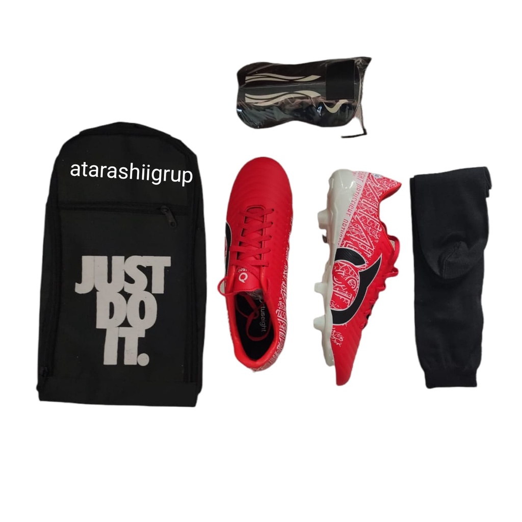 (KOMPLIT) Sepatu bola Grade Ori Murah Harga Promo . Paket Komplit . sepatu bola Spyder. bisa cod