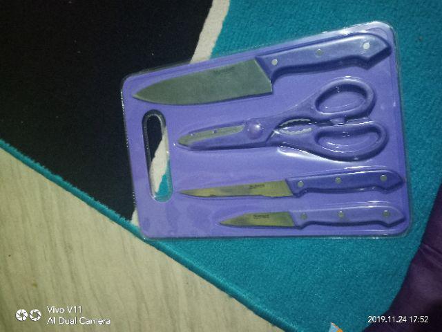 Pisau Set Talenan Pisau Set Alat Masak Dapur