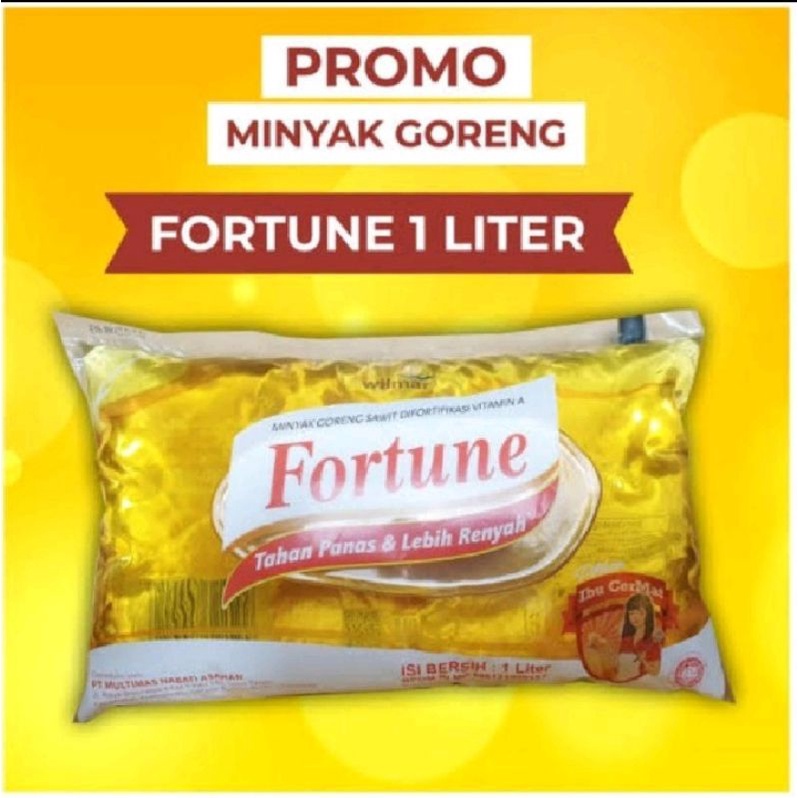 

Minyak goreng Fortune Bantal 1liter