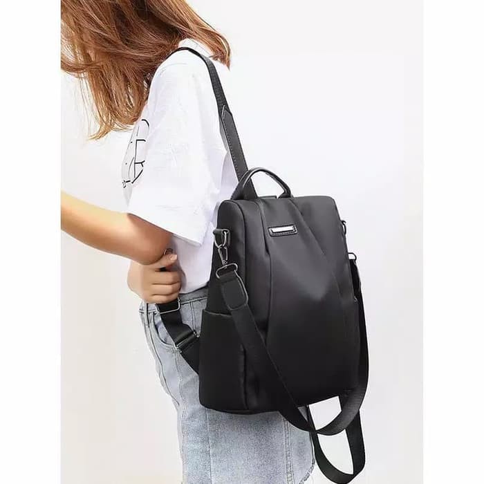 TAS CEWEK RANSEL WANITA 2 WARNA TAS PUNGGUNG WANITA KERJA KANTOR