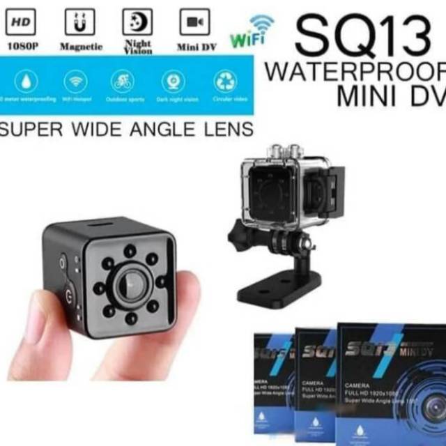 Spy Cam Mini Sport Wifi SQ13 Waterproof