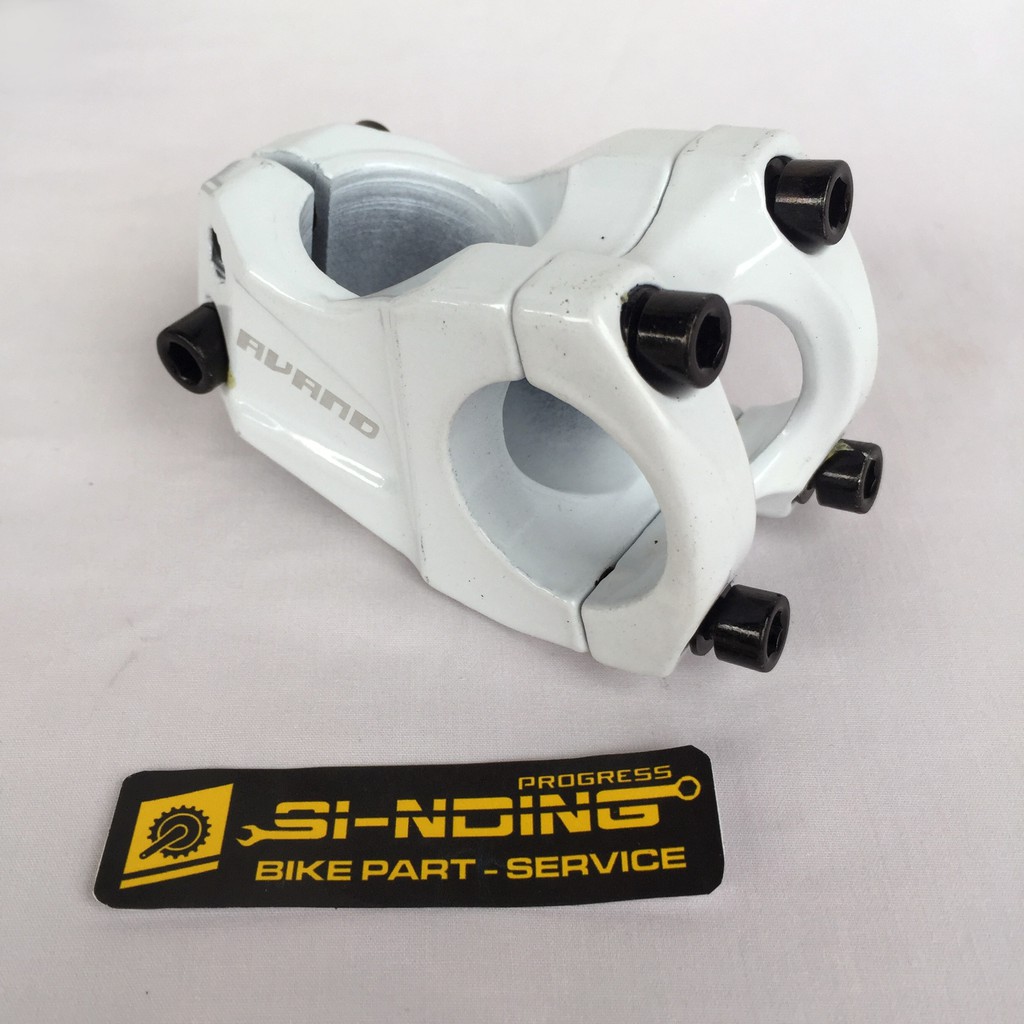 Stem Pendek Stang Handlebar MTB Oversize Avand Putih 31.8