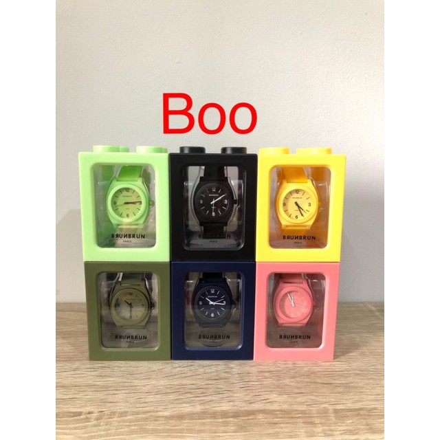 CEWEK STAINLESS TAHAN AIR BERKUALITAS TERLARIS//  BRUNBRUN PARIS JAM TANGAN SILICONE WATCH MAX BOO