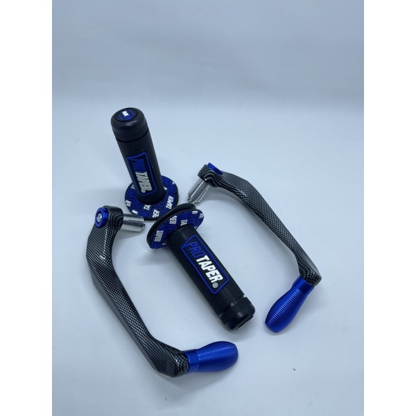 Handgrip/Handfat Karet Empuk  Donat + Proguard Karbon Full CNC/Pelindung Handle Rem Universal