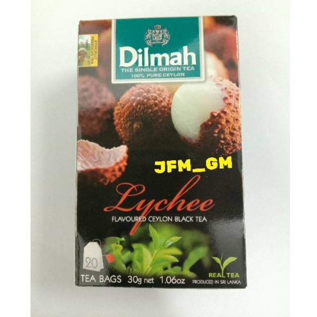 

DILMAH LYCHEE / TEH HITAM RASA LECI 20BAGS 30GR