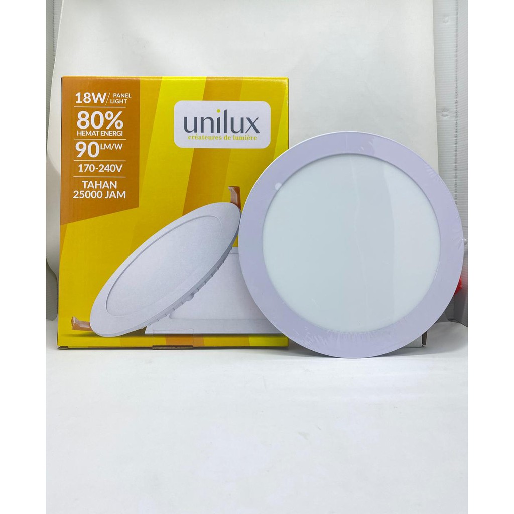 DOWNLIGHT PANEL LED UNILUX 18 W INBOW BULAT PUTIH CDL 220V 6500K