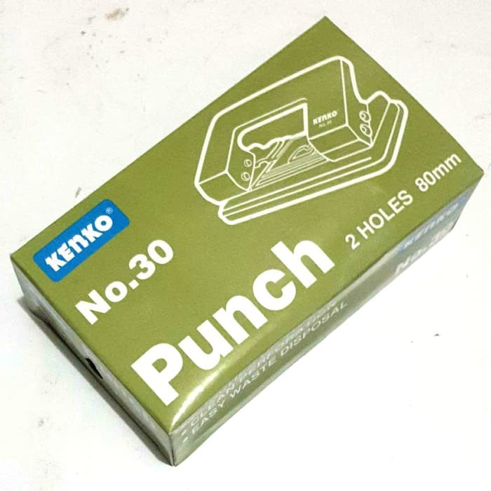 

BEST SELLER PEMBOLONG KERTAS 2 LUBANG PUNCH KENKO NO.30 80MM
