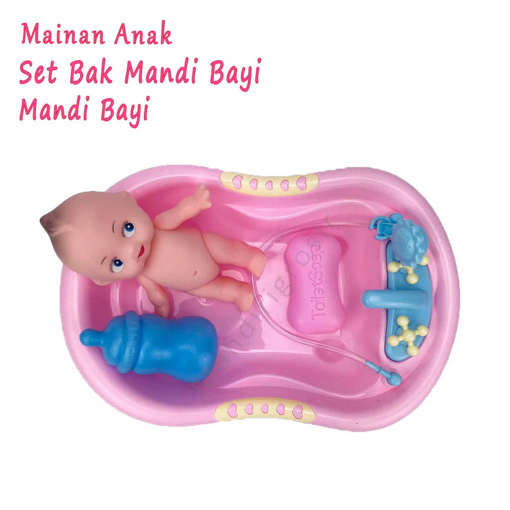 set bak mandi * mandi bayi *Mainan Anak * 5pcs