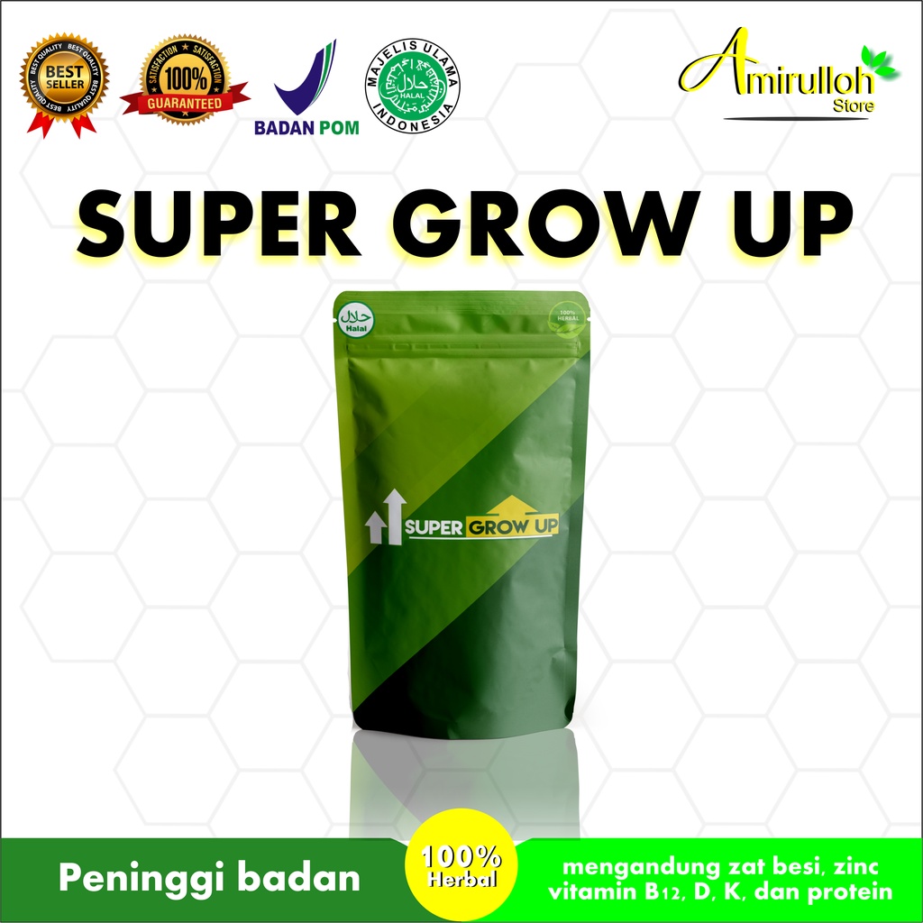 

SUPER GROW UP SUSU – Peninggi Badan Original Terlaris / susu penambah tinggi badan