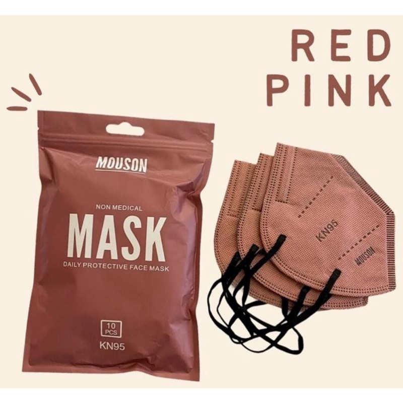 MASKER KN95 MOUSON LADY PINK ISI 10pcs