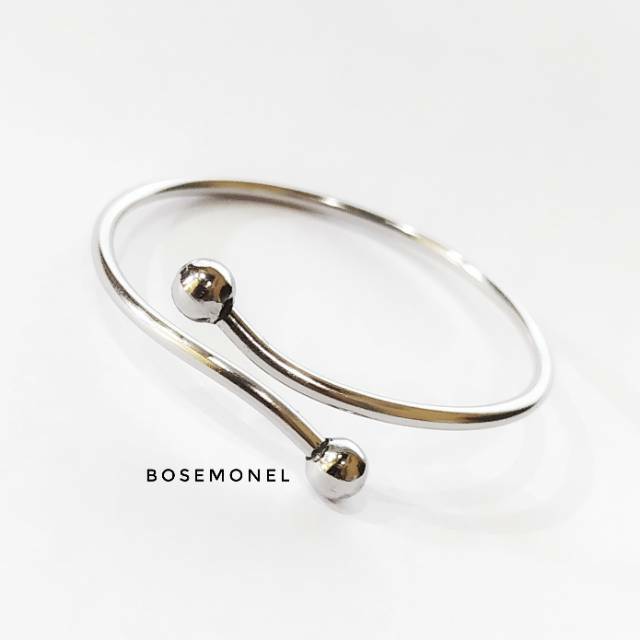 ANTI KARAT - ANTI LUNTUR !!! Gelang Monel Model Simpang